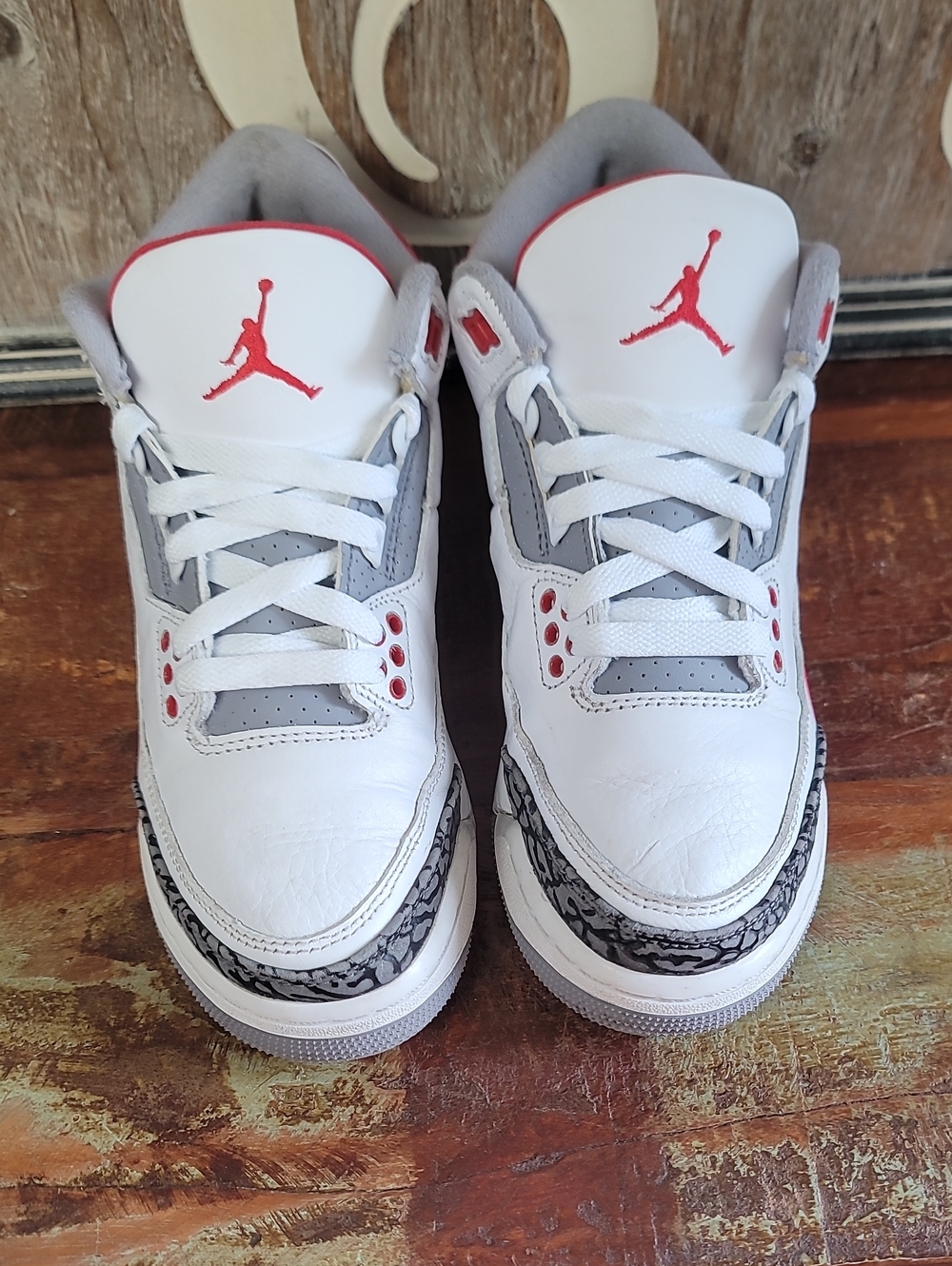 Nike Air Jordan 3 Retro 'Fire Red' Wmns 6 Good/Fair Condition. Fast Shipping - Picture 5 of 16